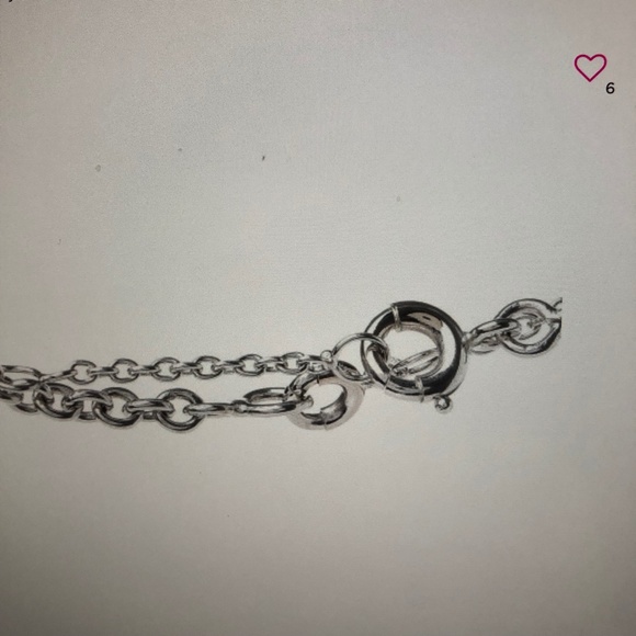 CARTIER 18K White Gold Diamond Heart Double C Pendant Necklace - Picture 12 of 12